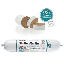 Anibio Tolle Rolle Ziege/GED 400 g. skærepølse 92% kød
